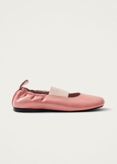 Women's Sutton Onix Pink Leather Ballet Flats