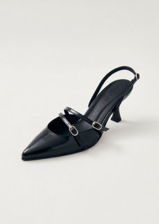 Women's Joelle Onix Black Leather Pumps