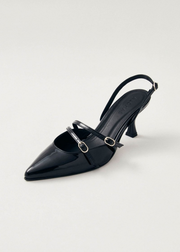 Women's Joelle Onix Black Leather Pumps
