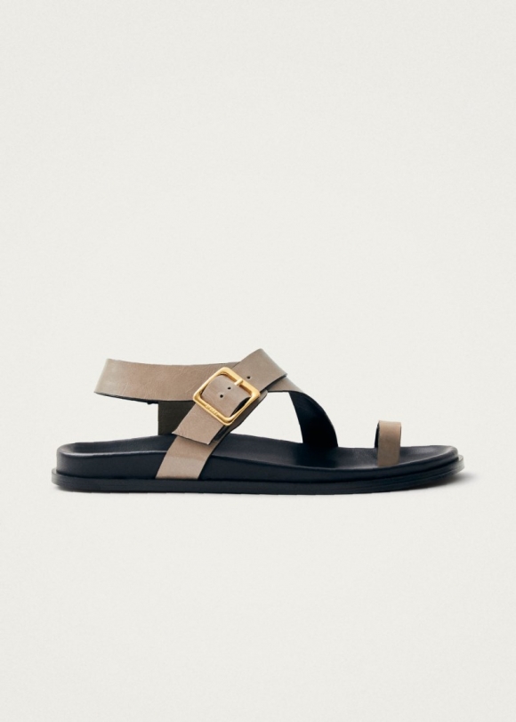 Women's Siren Onix Stone Beige Leather Sandals