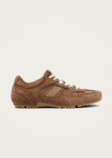 Men's Tb.56 Suede Brown Leather Sneakers