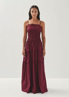 Women's Masami Burgundy Dress
