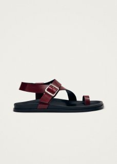 Women's Siren Onix Burgundy Leather Sandals