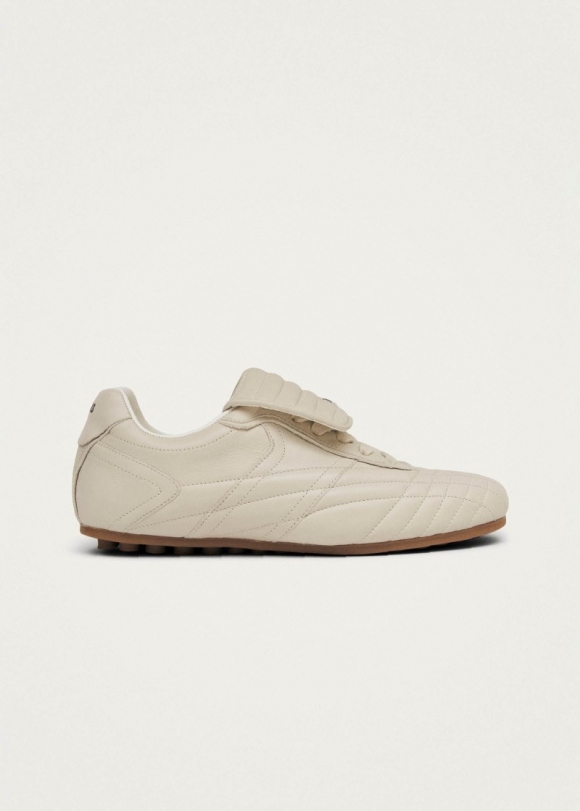 Women's Tb.99 Cream Leather Sneakers