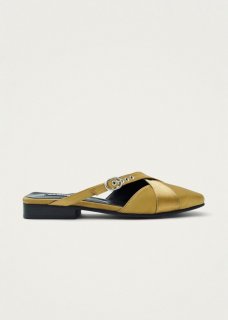 Women's Adria Silky Gold Mules