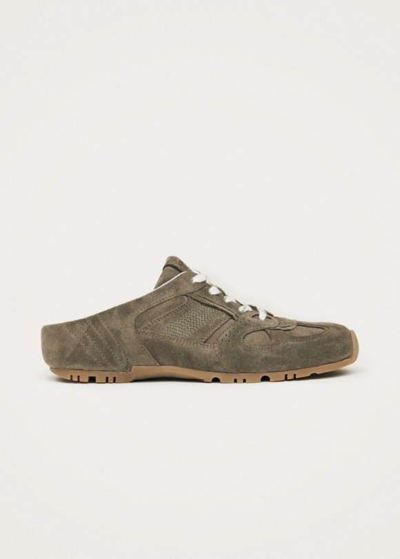 Men's Tb.56 Mule Khaki Leather Sneakers