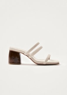 Women's Indiana Stone Beige Leather Sandals