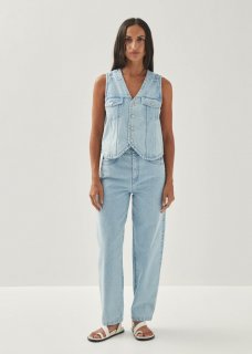 Women's Lorenza Light Blue Denim Trousers