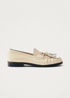 Women's Marietta Onix Cream Leather Loafers