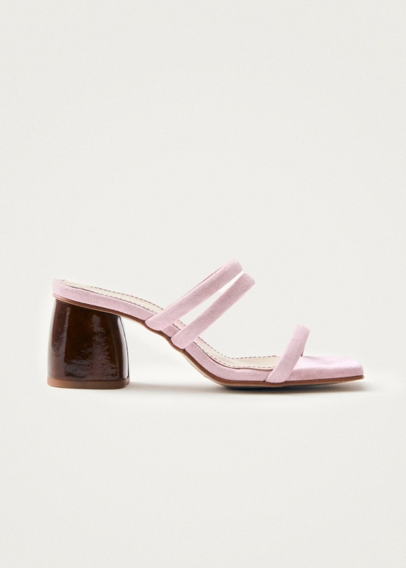 Women's Indiana Pale Pink Leather Sandals