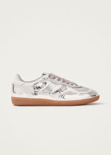 Women's Tb.490 Rife Shimmer Silver Cream Leather Sneakers