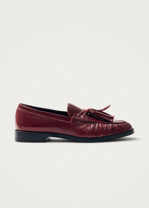 Women's Marietta Onix Burgundy Leather Loafers