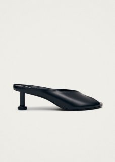Women's Catherine Black Leather Mules