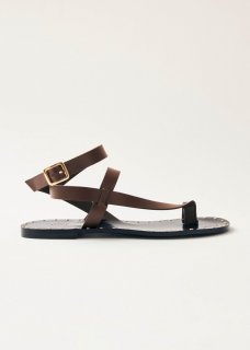 Women's Tallula Brown Leather Sandals