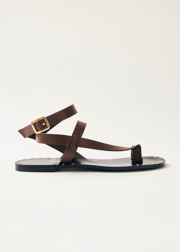 Women's Tallula Brown Leather Sandals
