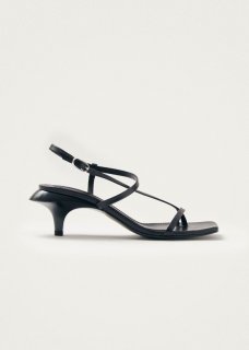 Women's Magali Black Leather Sandals