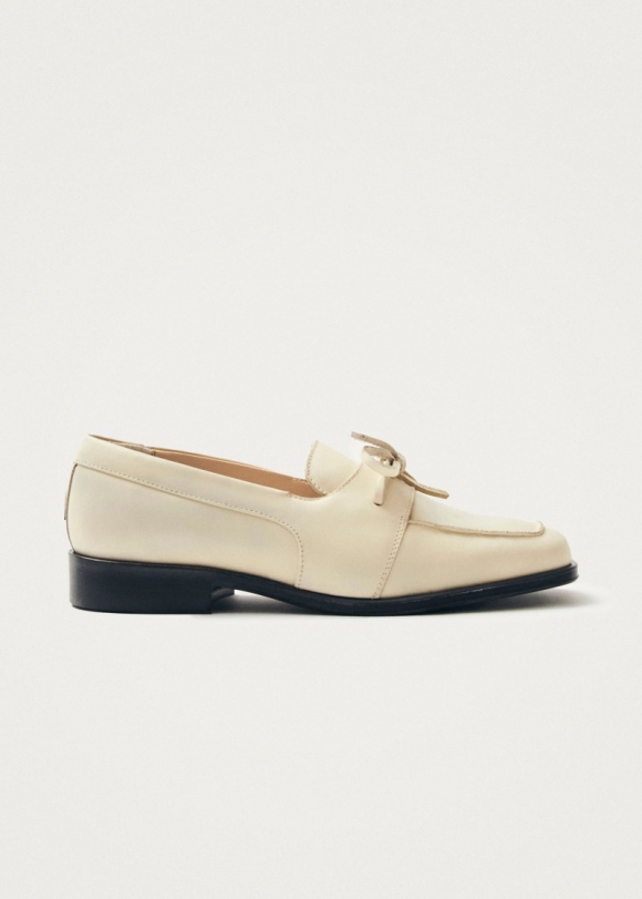 Women's Amour Cream Leather Loafers