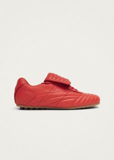Women's Tb.99 Red Leather Sneakers
