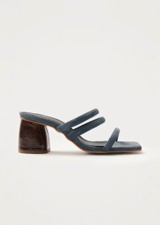 Women's Indiana Grey Leather Sandals