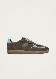 Women's Tb.490 Rife Taupe Cornflower Blue Leather Sneakers