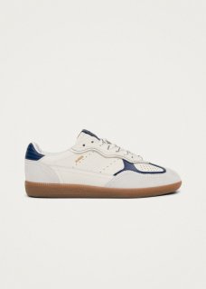Women's Tb.490 Rife Grain White Navy Leather Sneakers