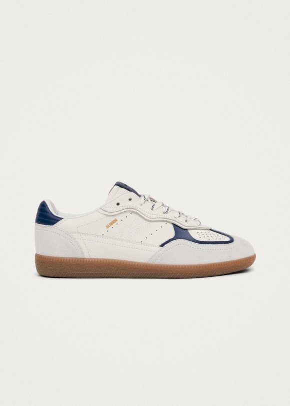 Women's Tb.490 Rife Grain White Navy Leather Sneakers