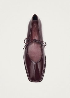 Women's Sway Burgundy Leather Ballet Flats