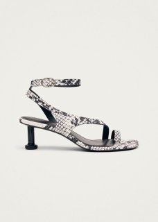 Women's Miquela Indo Grey Leather Sandals