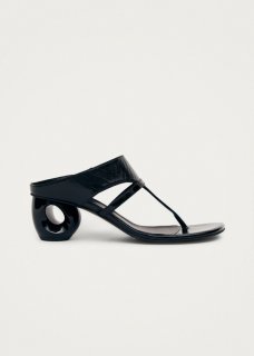 Women's Dystaria Onix Black Leather Sandals