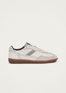 Men's Tb.490 White Purple Green Leather Sneakers