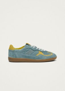 Men's Tb.490 Rife Blue Grey Leather Sneakers