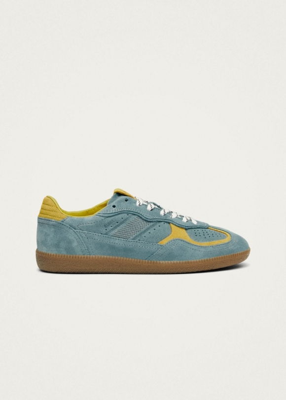 Men's Tb.490 Rife Blue Grey Leather Sneakers