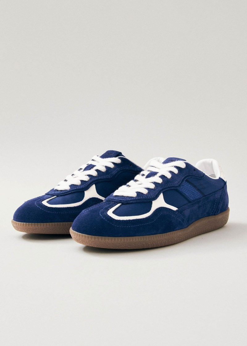 Women's Tb.490 Rife Sheen Blue Leather Sneakers