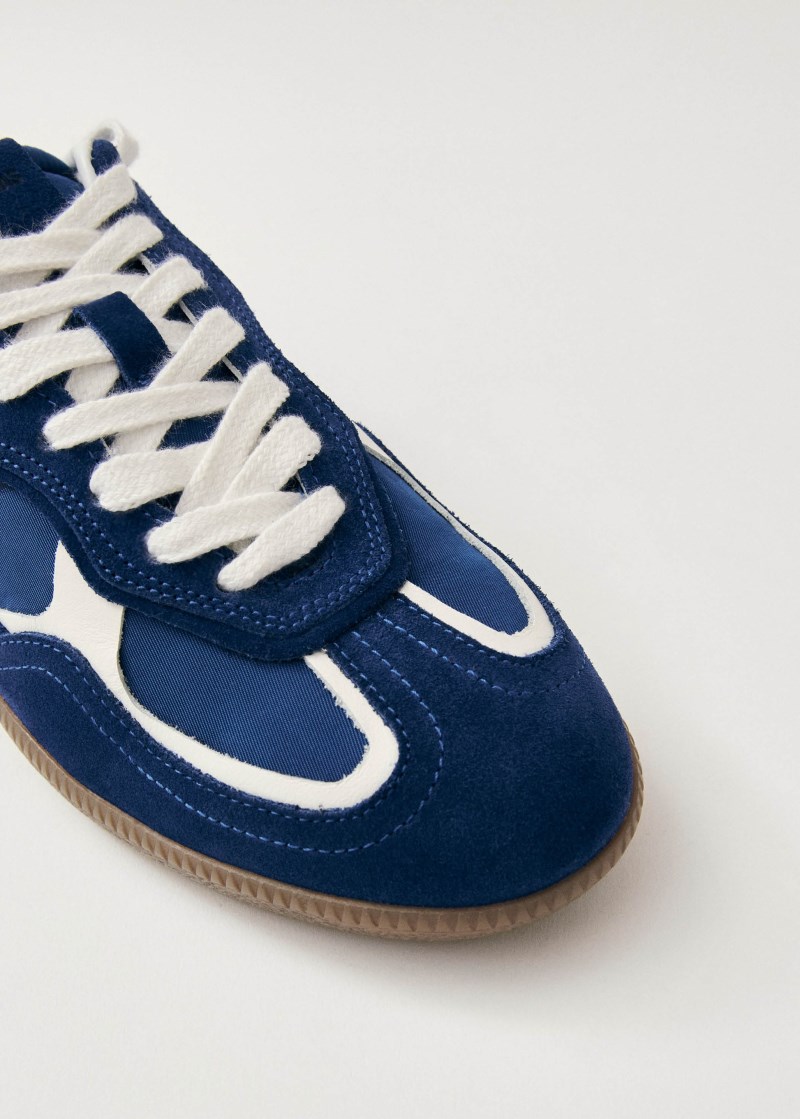 Women's Tb.490 Rife Sheen Blue Leather Sneakers