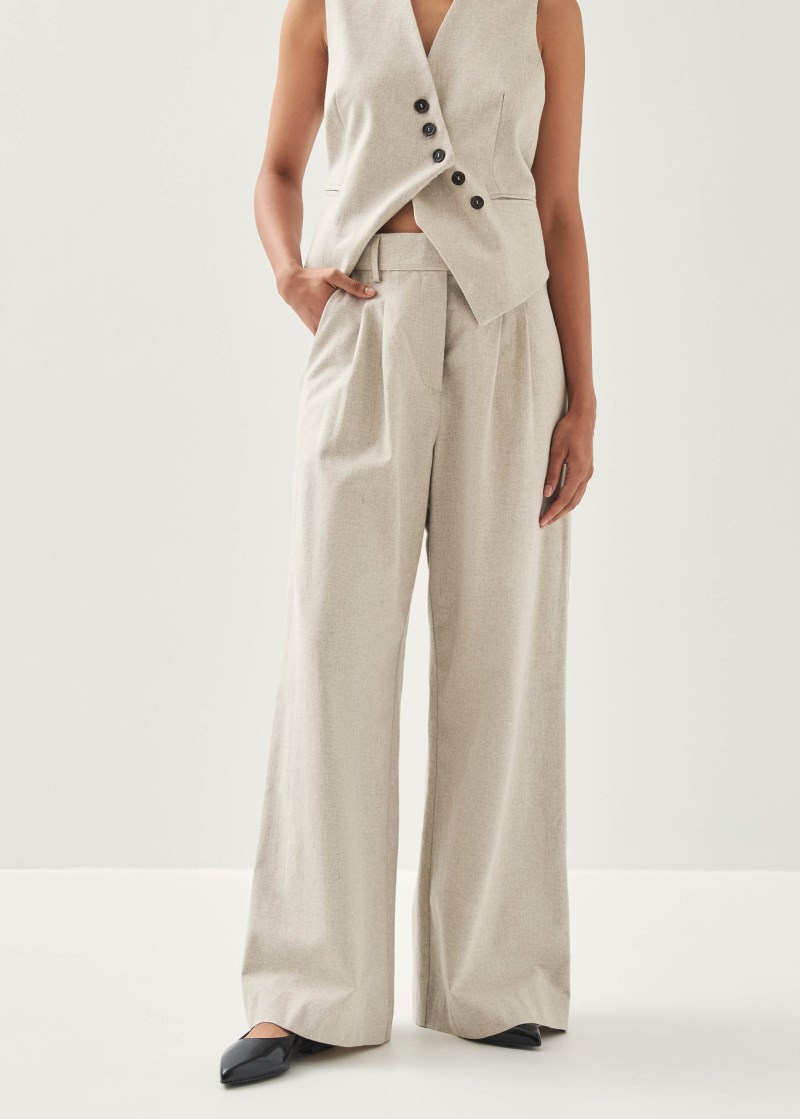 Women's Meran Cream Trousers