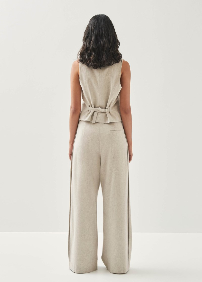 Women's Meran Cream Trousers