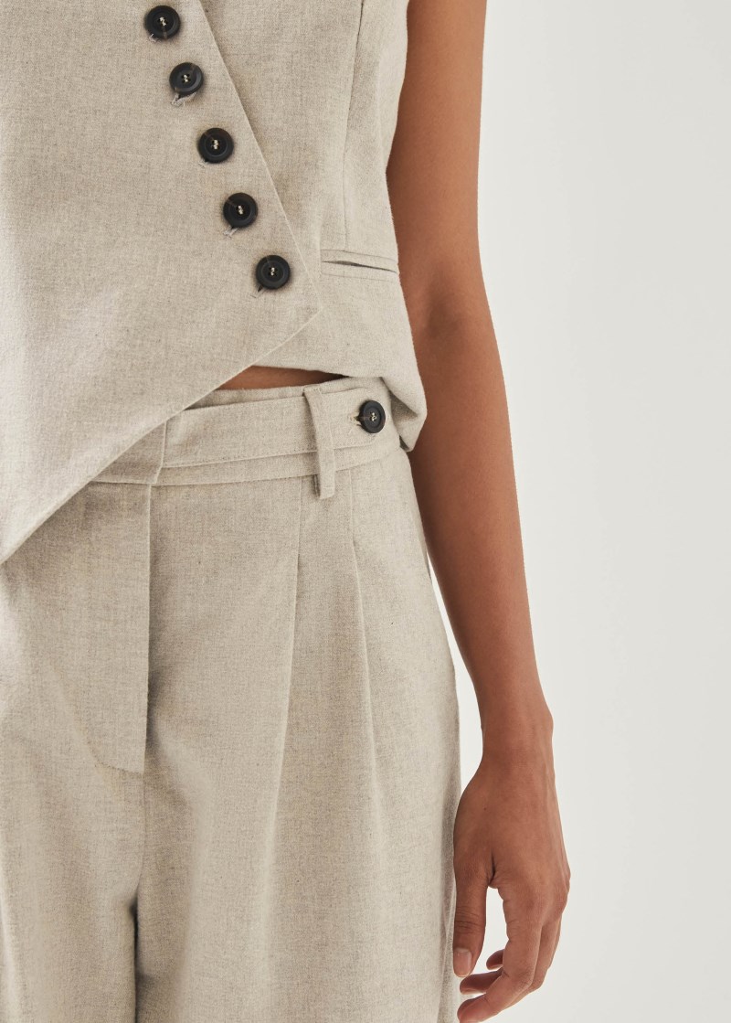 Women's Meran Cream Trousers