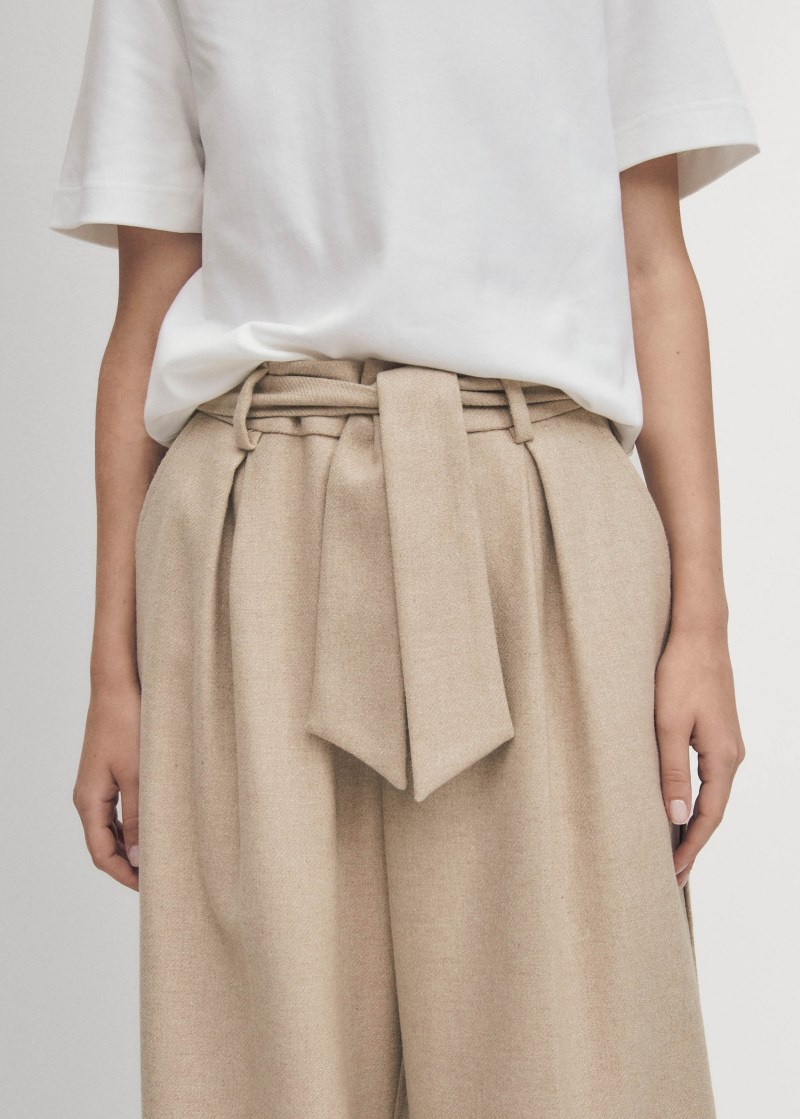 Women's Abbie Beige Trousers
