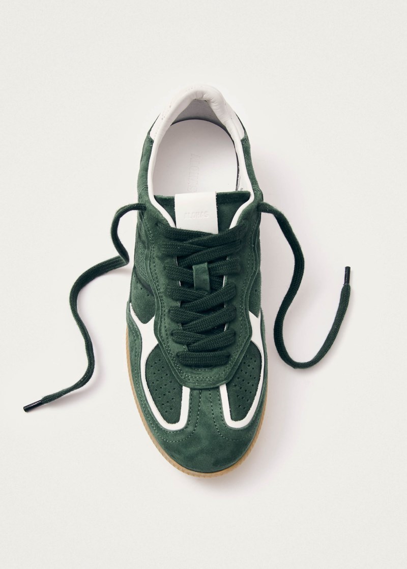 Men's Tb.490 Rife Forest Green Leather Sneakers