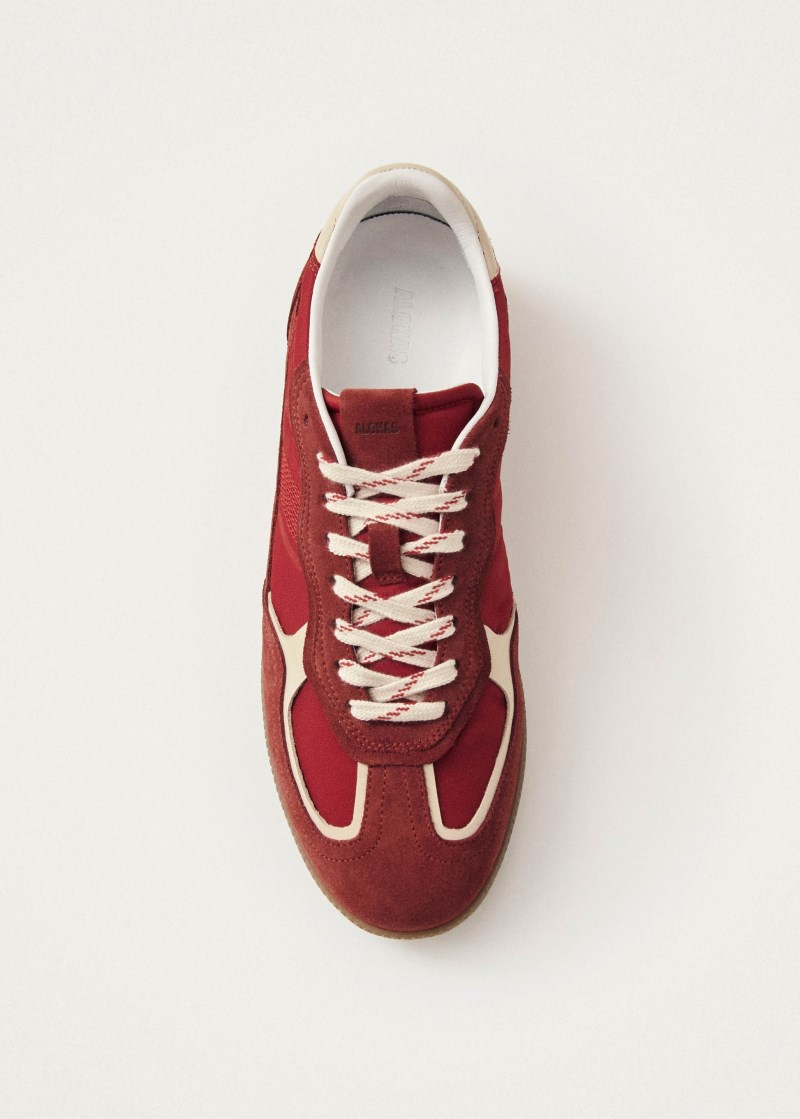 Women's Tb.490 Rife Sheen Red Leather Sneakers