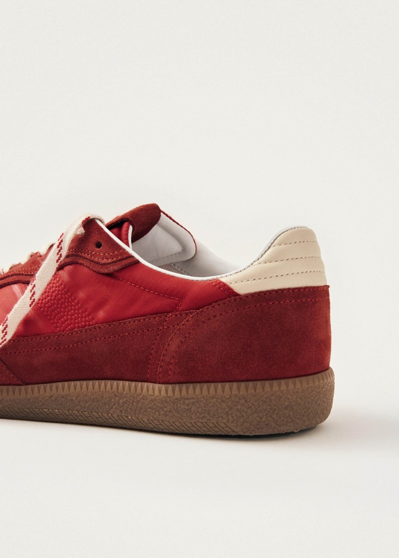 Women's Tb.490 Rife Sheen Red Leather Sneakers