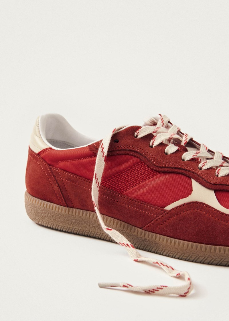 Women's Tb.490 Rife Sheen Red Leather Sneakers