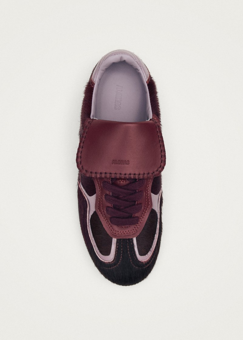 Men's Tb.490 Club Soft Burgundy Leather Sneakers