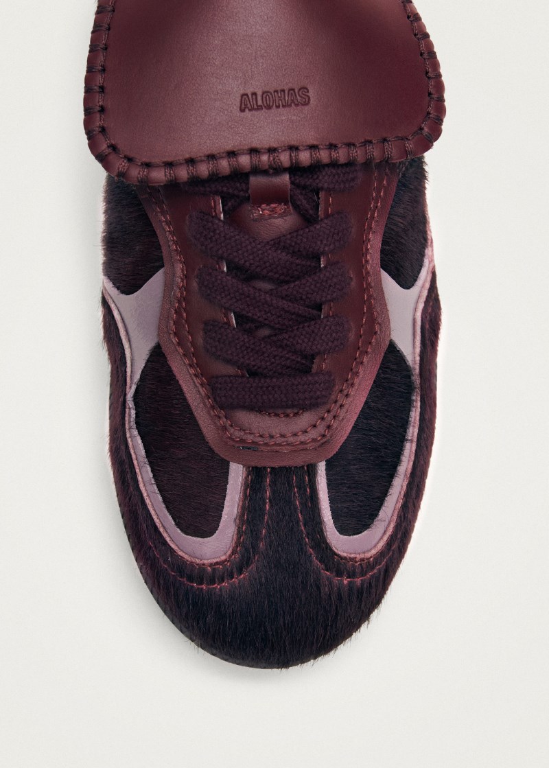 Men's Tb.490 Club Soft Burgundy Leather Sneakers