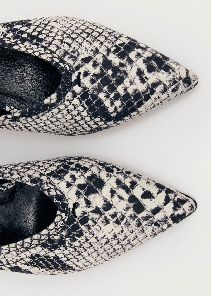 Women's Tessa Indo Grey Leather Mules