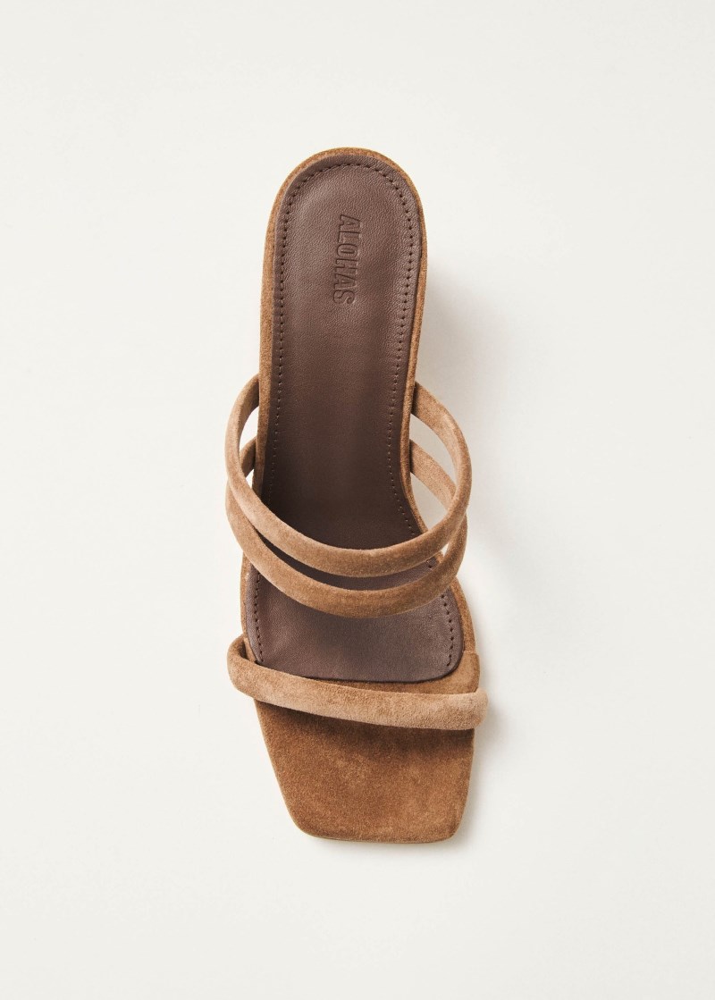 Women's Indiana Brown Leather Sandals