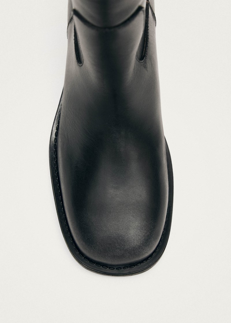 Women's Sajan Black Leather Boots