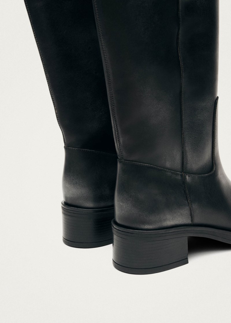 Women's Sajan Black Leather Boots
