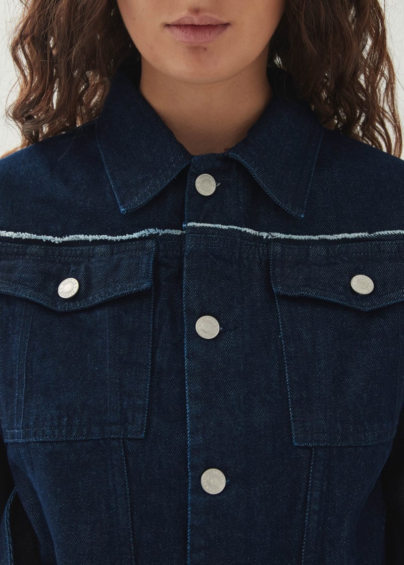 Women's Sand Indigo Denim Jacket