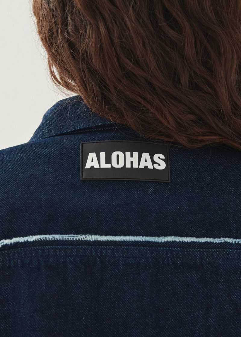 Women's Sand Indigo Denim Jacket